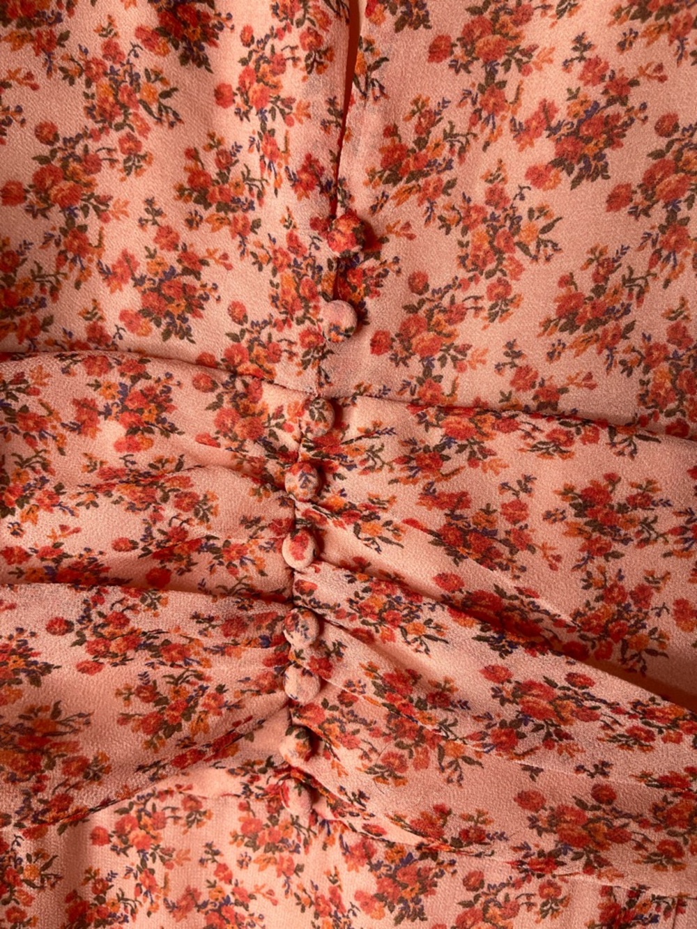 Nordstrom-Bardot Lainey Floral Long Tiered Chiffon Maxi Dress - Picture 8 of 16